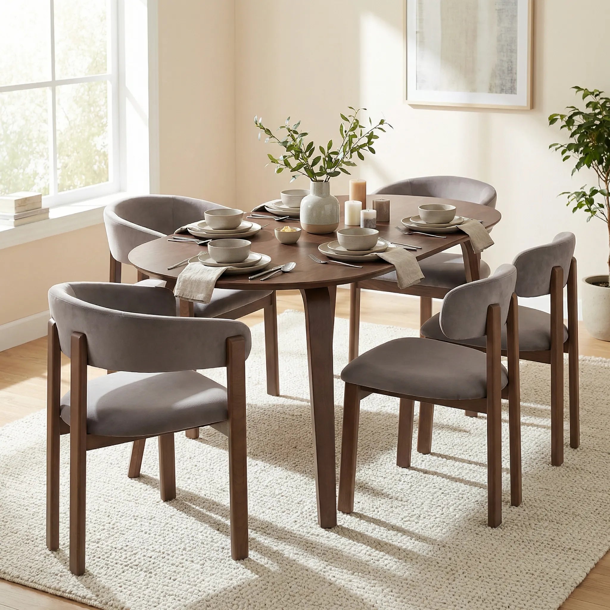 Amara Dining Chair – Taupe