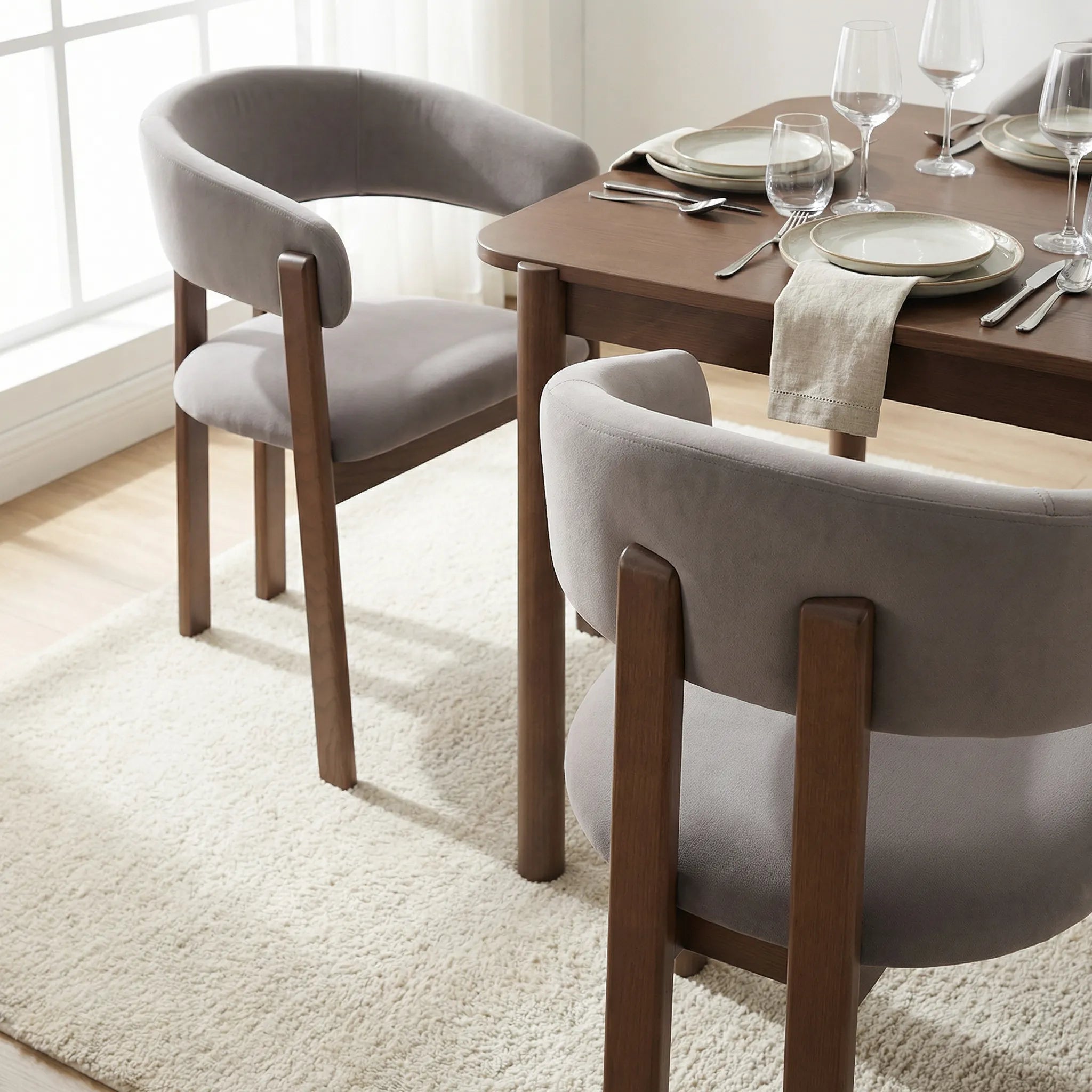 Amara Dining Chair – Taupe