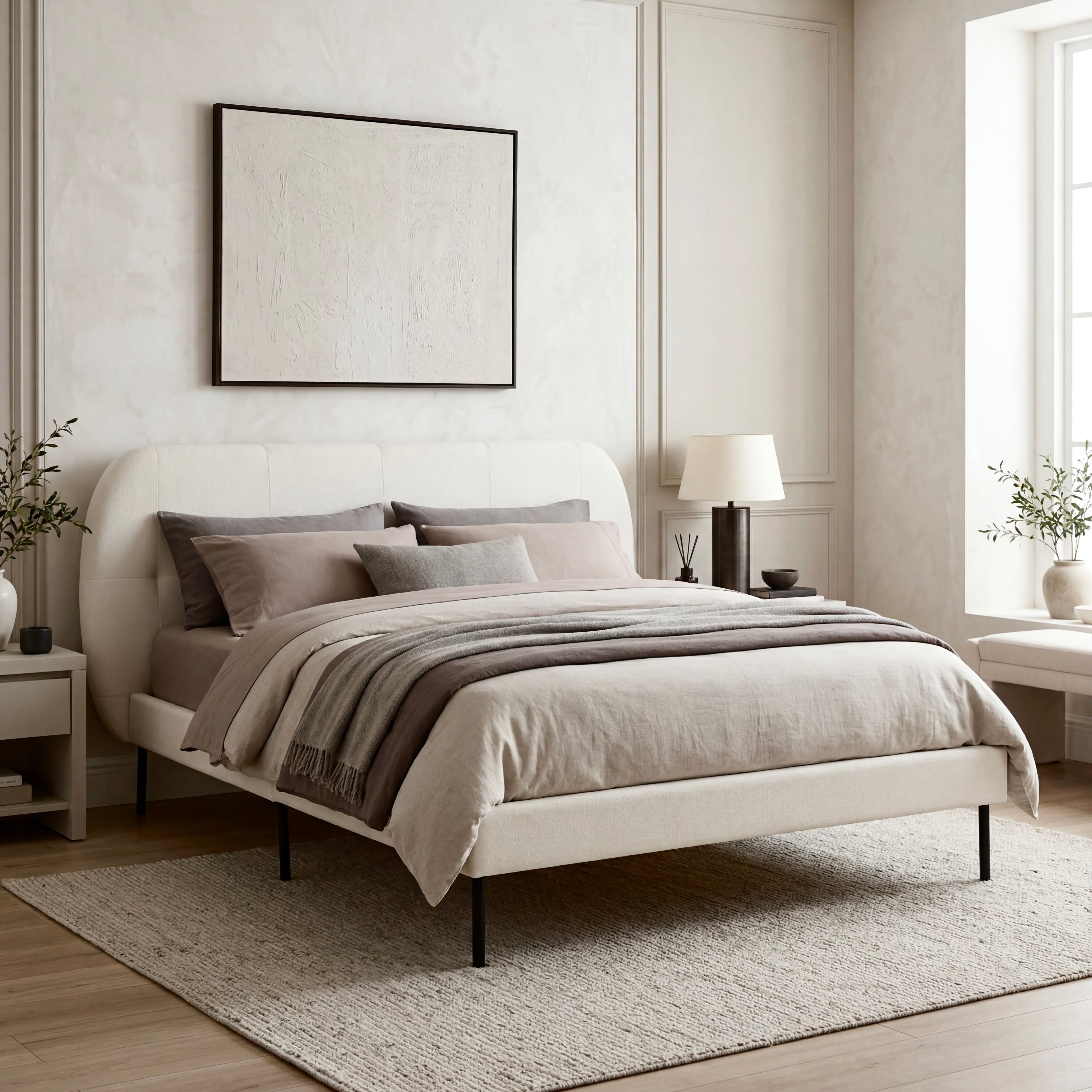 Eros Bed – Double | White