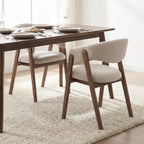 Riverton Boucle Dining Chair – Cream