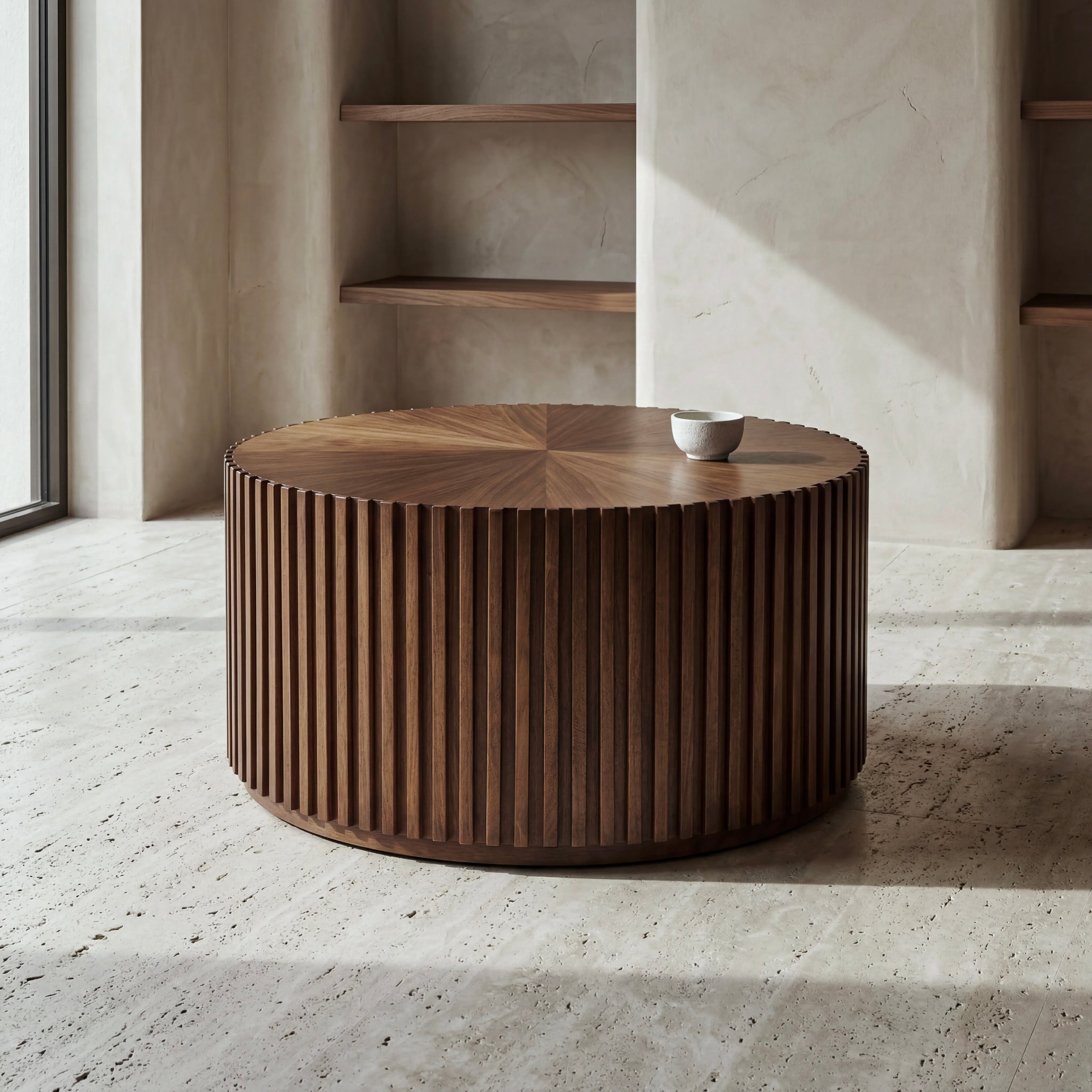 Madison Coffee Table – Round | Walnut