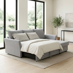 Velin Corner Sofa Bed (Storage) – 3 Seater | Dark Grey