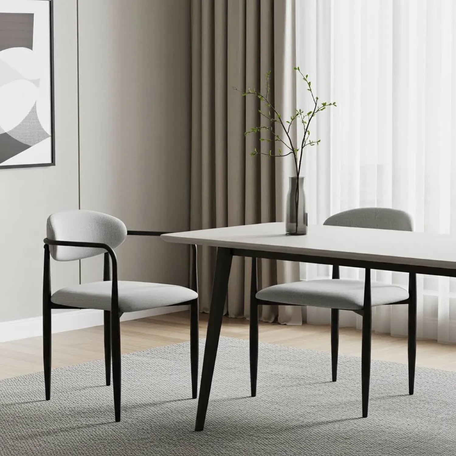 Liam Dining Chairs – Set of 2 | Grey