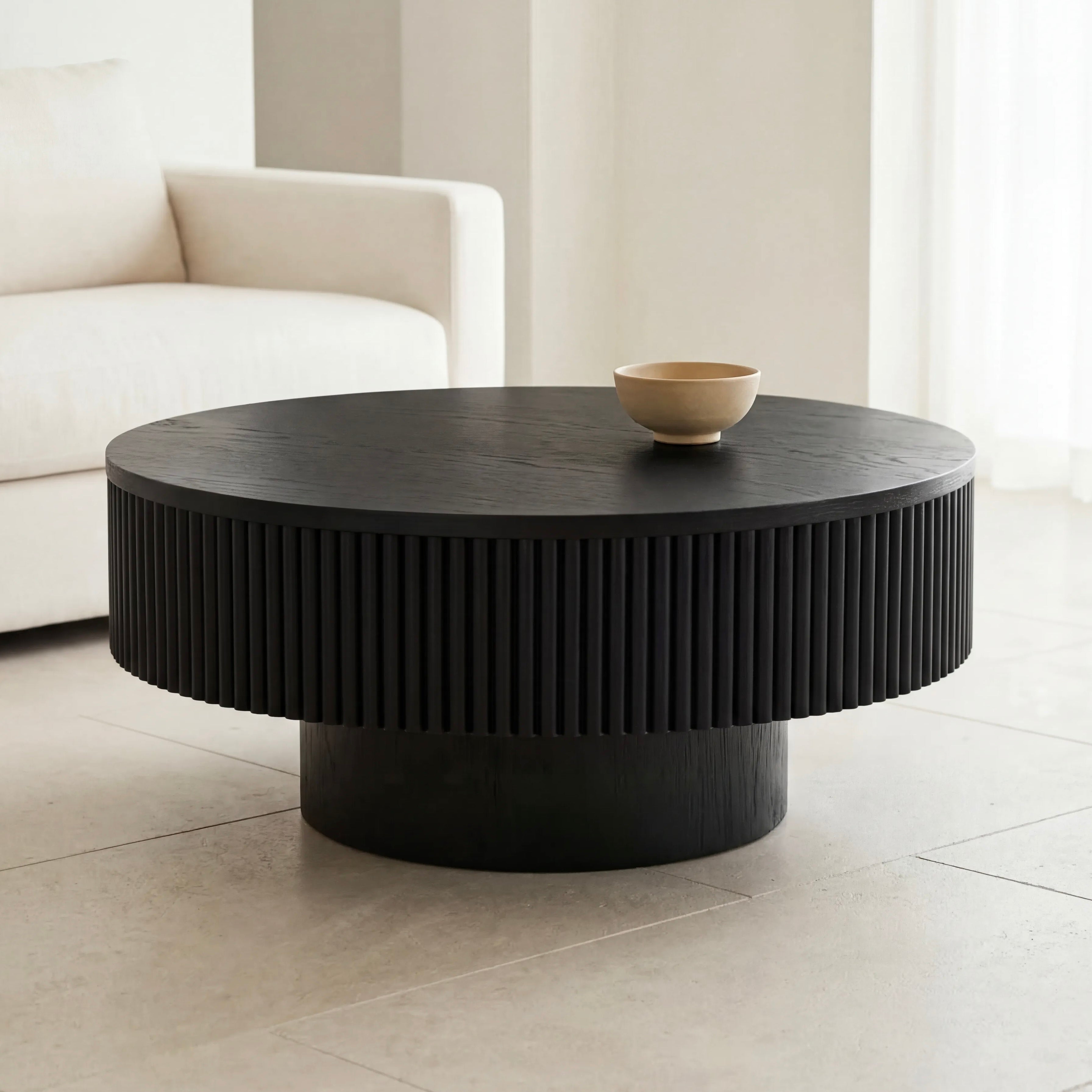 Vivid Coffee Table – Round | Black