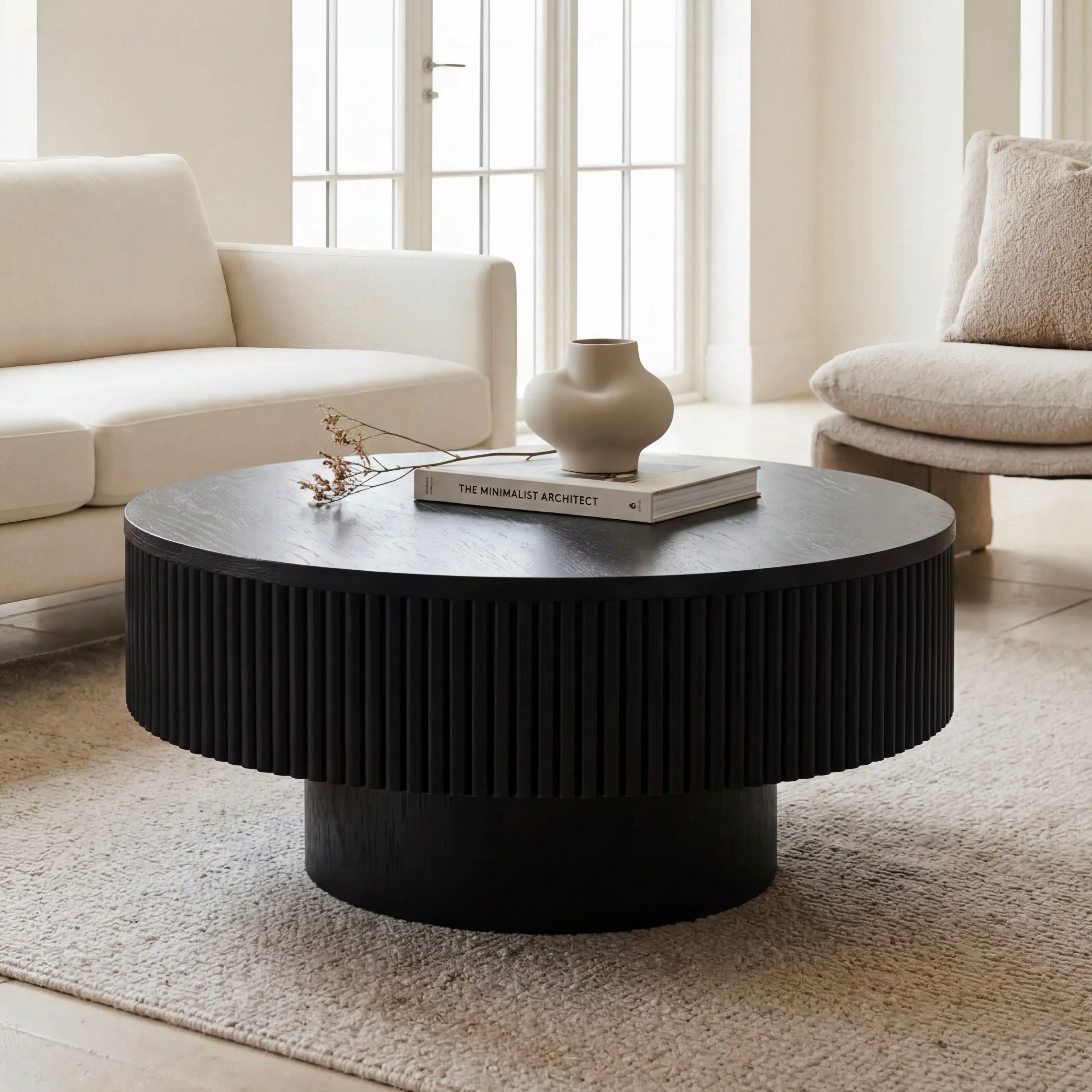 Vivid Coffee Table – Round | Black