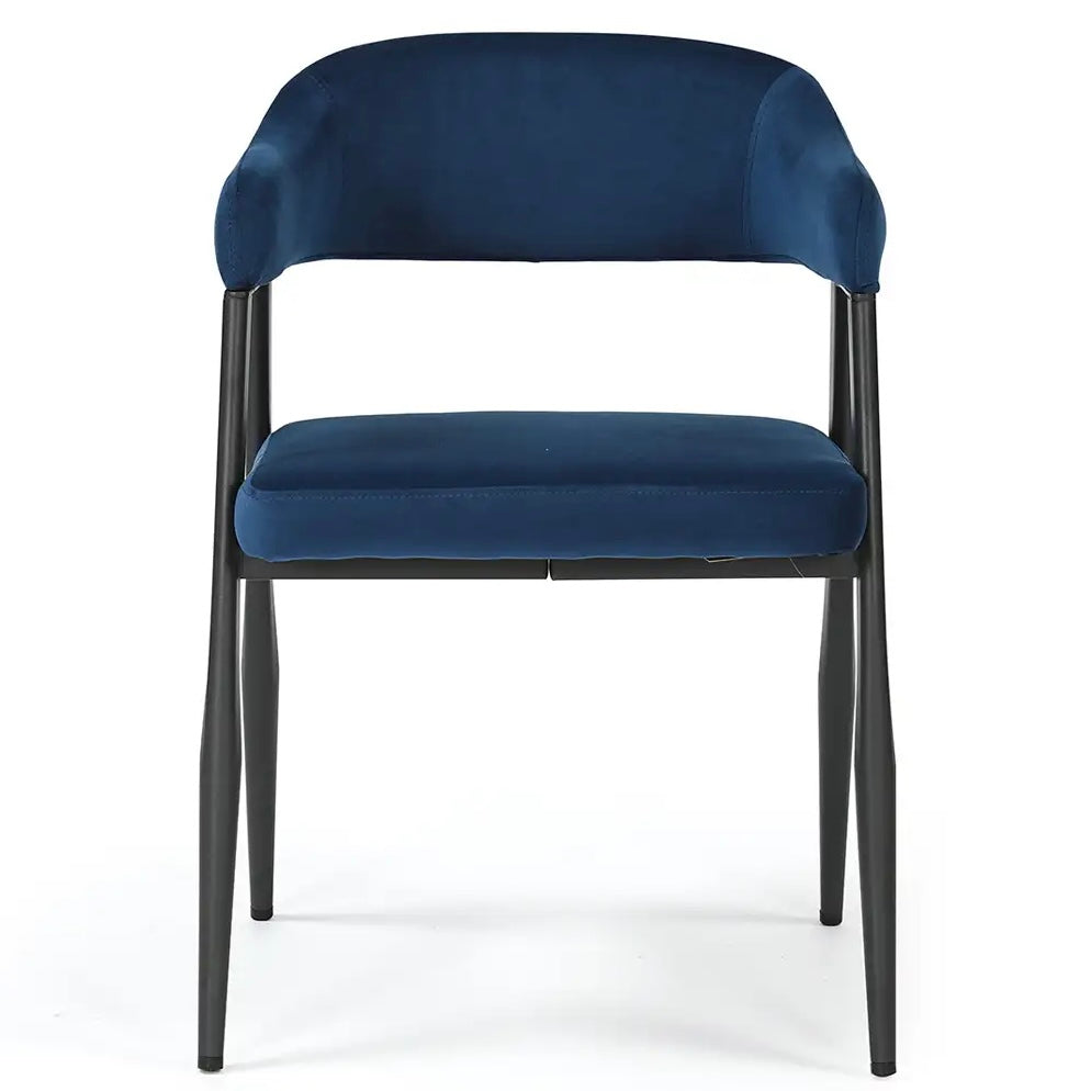 Chelsea Dining Chairs – Set of 2 | Navy