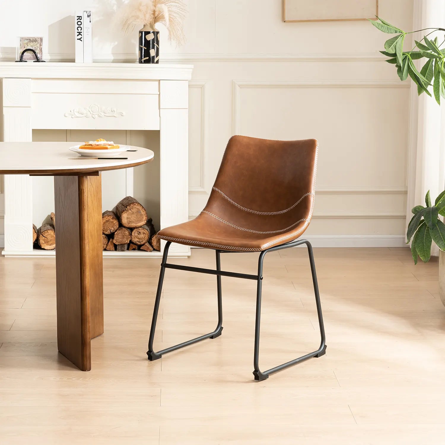 Ray Dining Chairs – Set of 4 | Brown