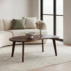 Rune Coffee Table  – Oval | Walnut