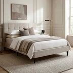 Linear Bed – Double | Beige