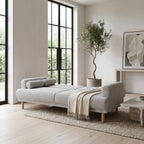 Nuvah Sofa Bed – 3 Seater | Grey