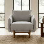 Louie Armchair – Grey | Linen