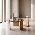 Forma Coffee Table Set – Set of 2 | Natural Oak