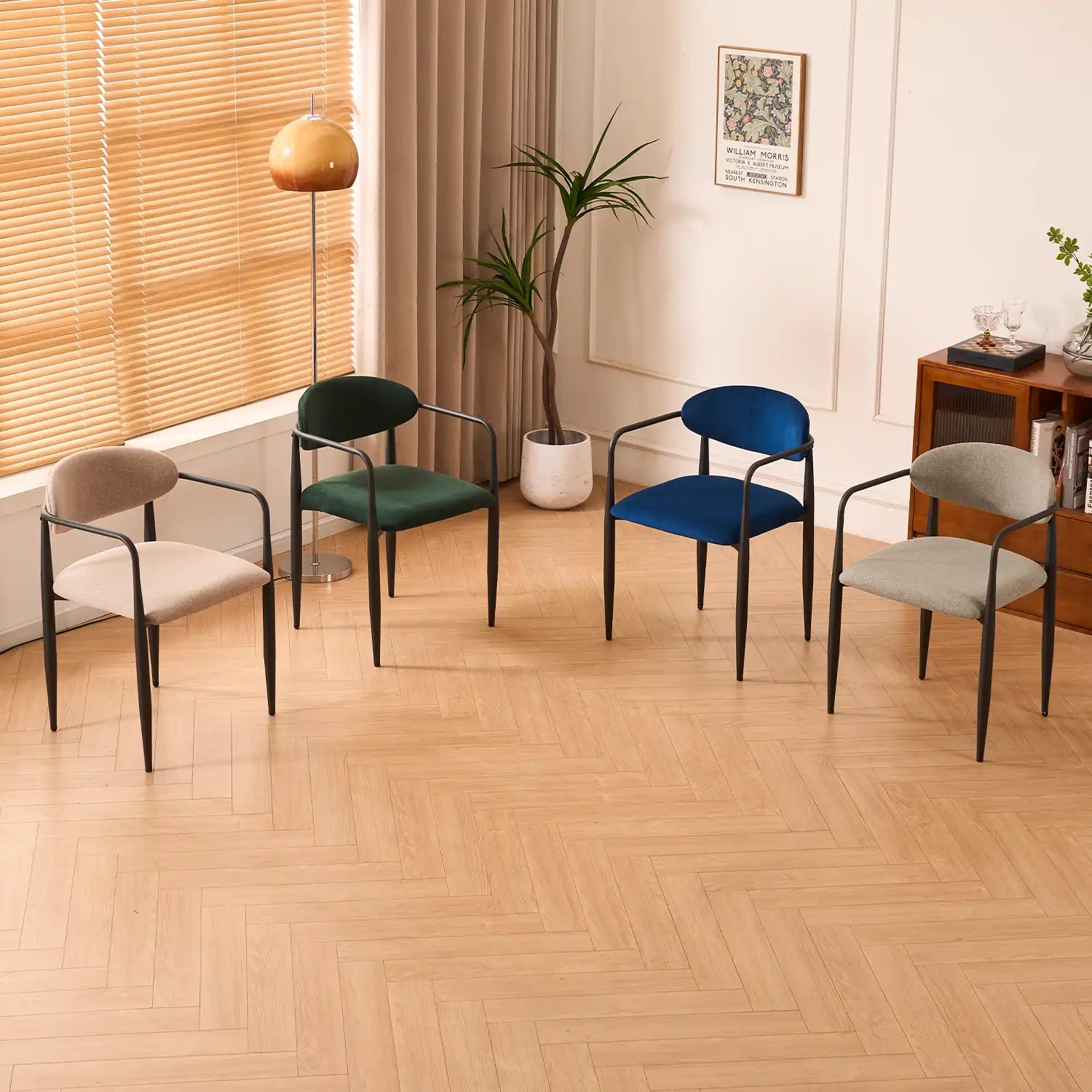 Liam Dining Chairs – Set of 2 | Emerald
