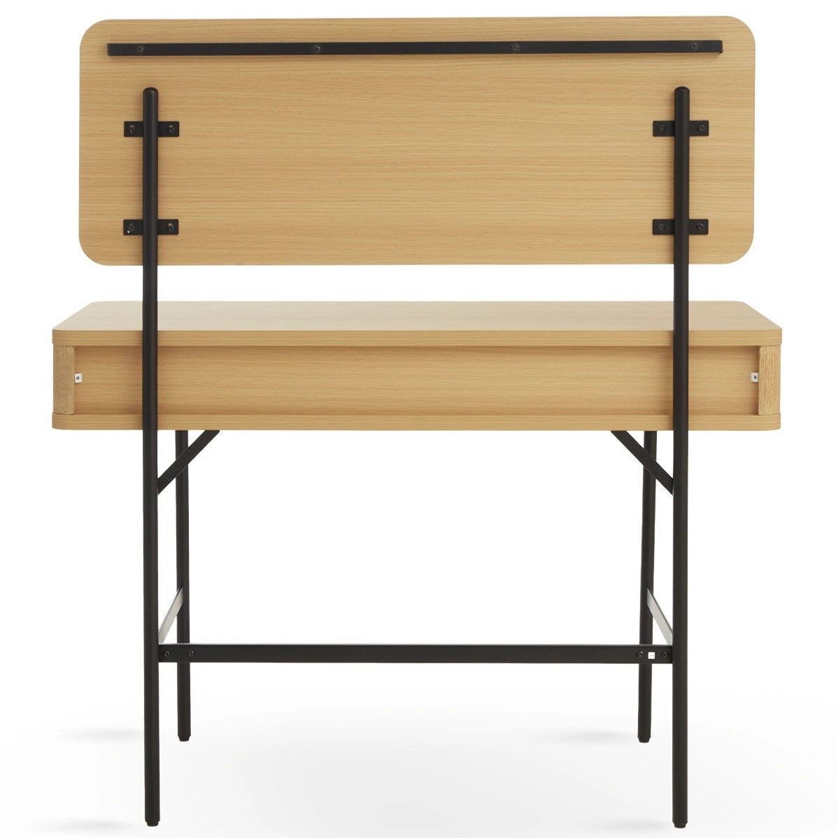 Alder Dressing Table & Mirror – One Drawer | Natural Oak