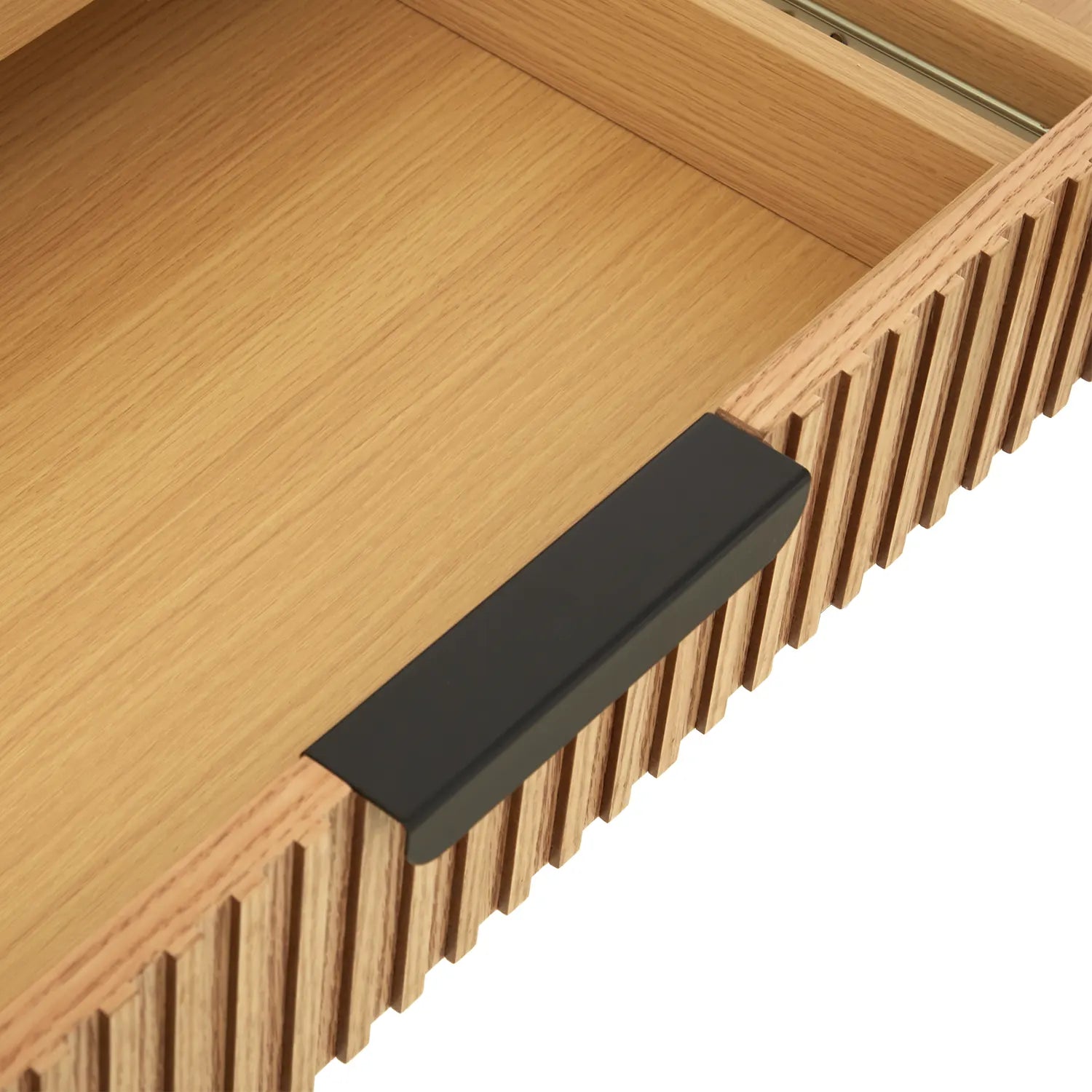 Alder Dressing Table & Mirror – One Drawer | Natural Oak