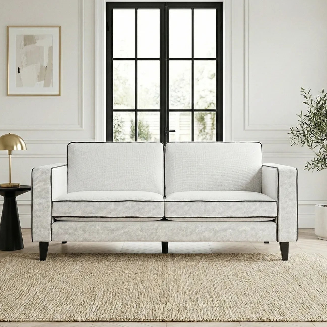 Alfie Sofa – 3 Seater | Ivory