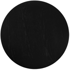 Allegro Coffee Table – Round | Black Wood