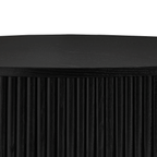 Allegro Coffee Table – Round | Black Wood