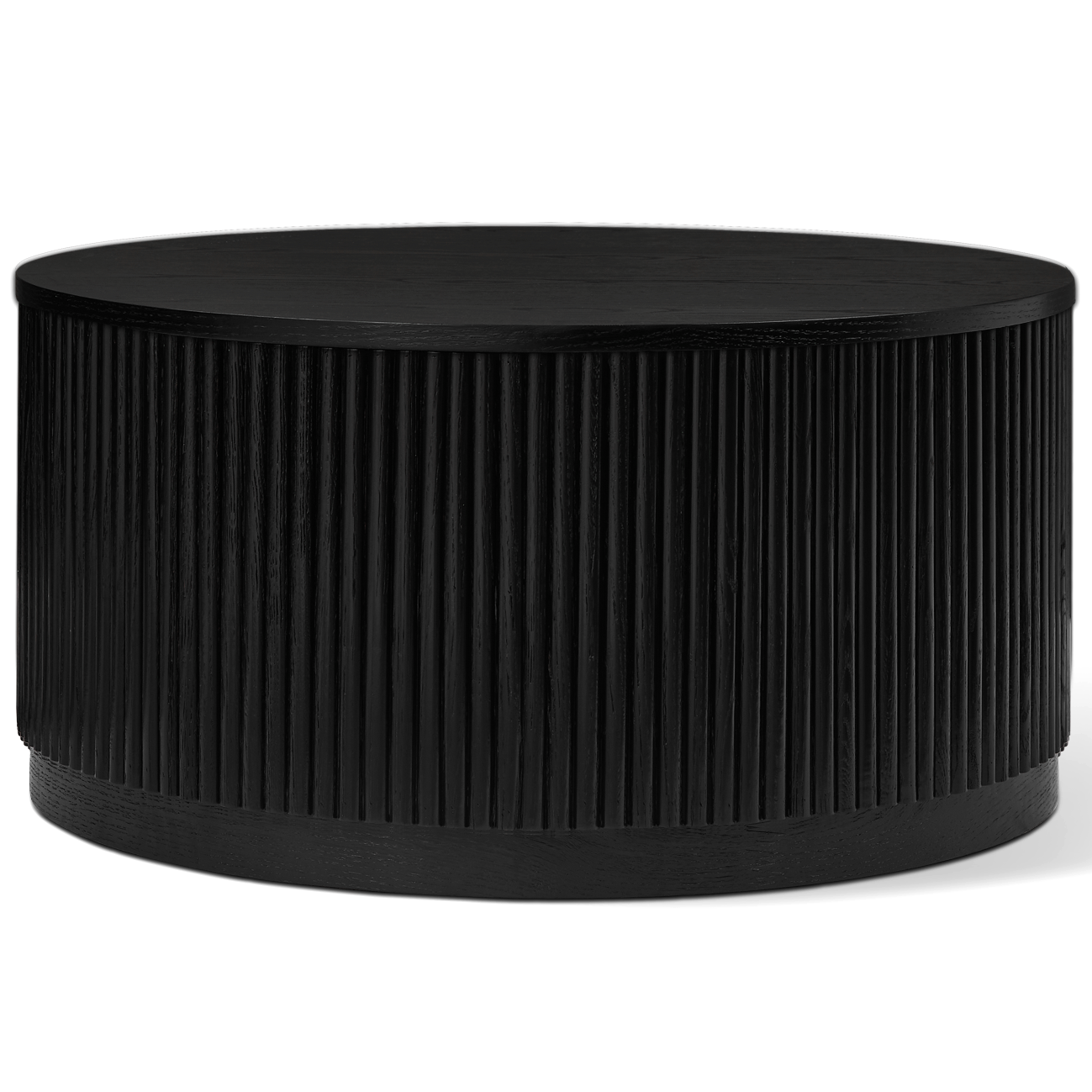 Allegro Coffee Table – Round | Black Wood
