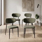 Almos Dining Chairs – Set of 4 | Green