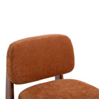 Amillo Accent Chair – Textured | Rusty Orange