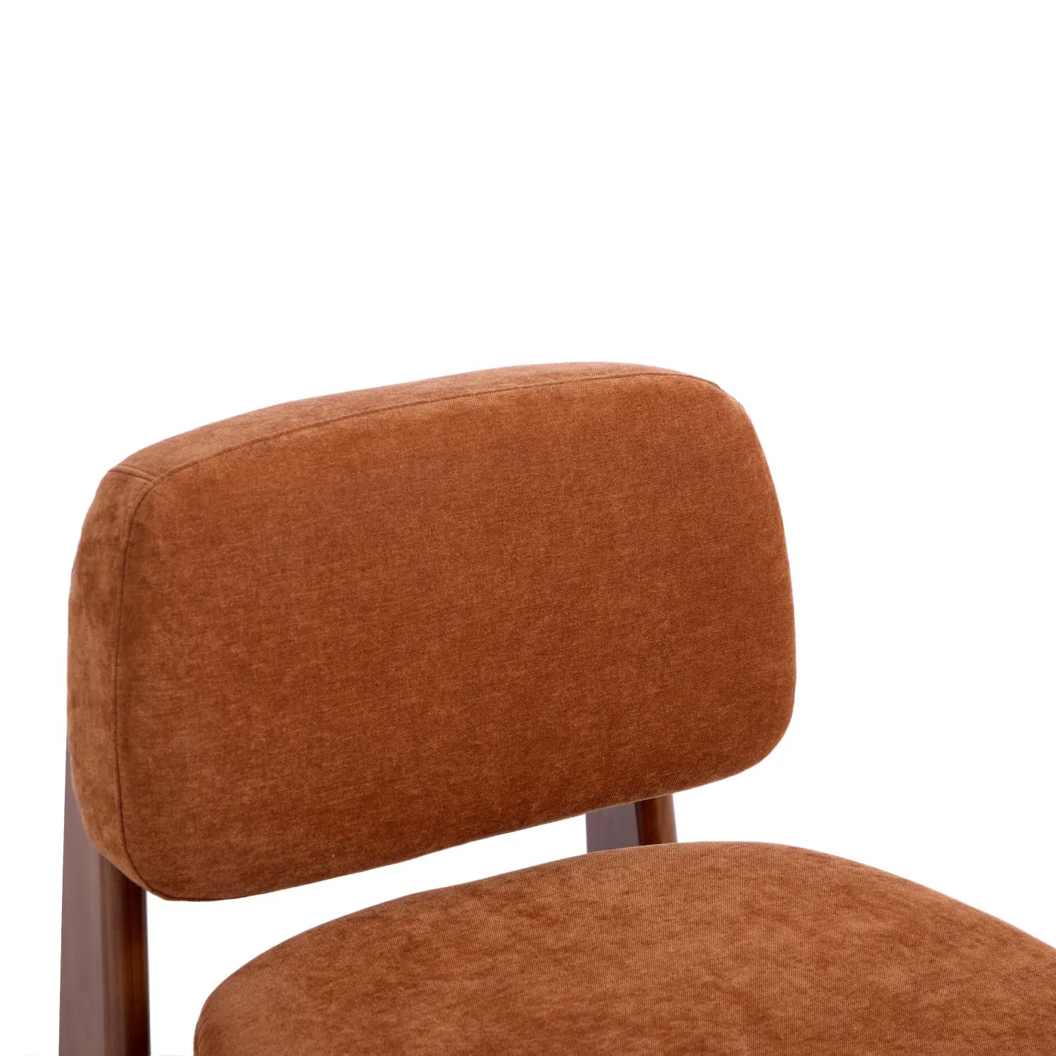 Amillo Accent Chair – Textured | Rusty Orange