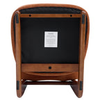 Amillo Accent Chair – Textured | Rusty Orange