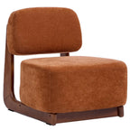 Amillo Accent Chair – Textured | Rusty Orange