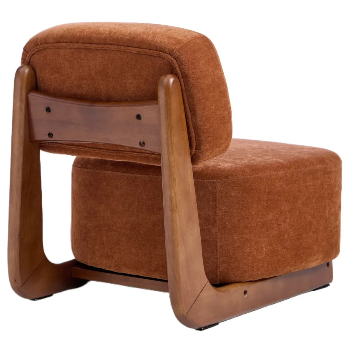 Amillo Accent Chair – Textured | Rusty Orange