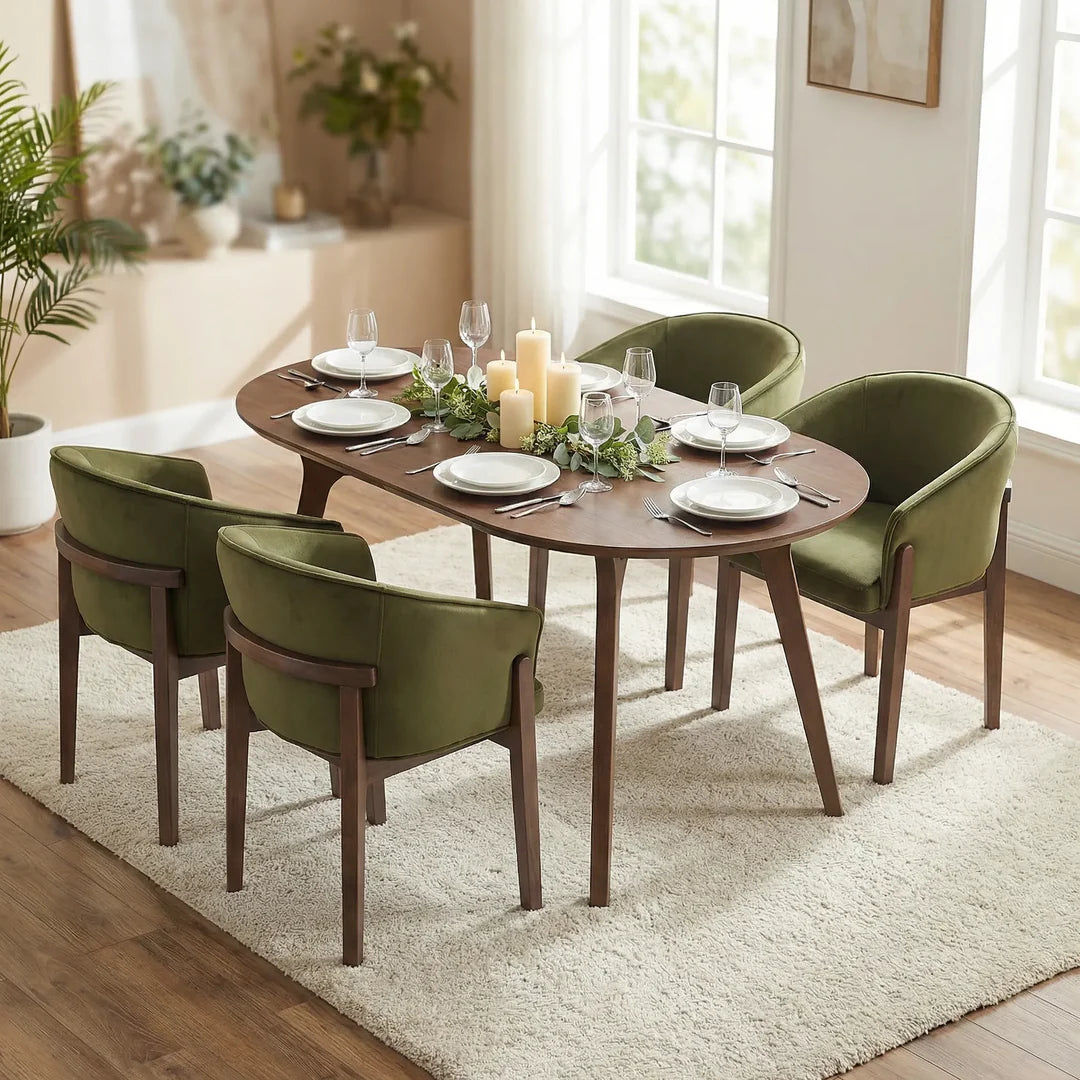 Arden Dining Table – Round Edge | Walnut