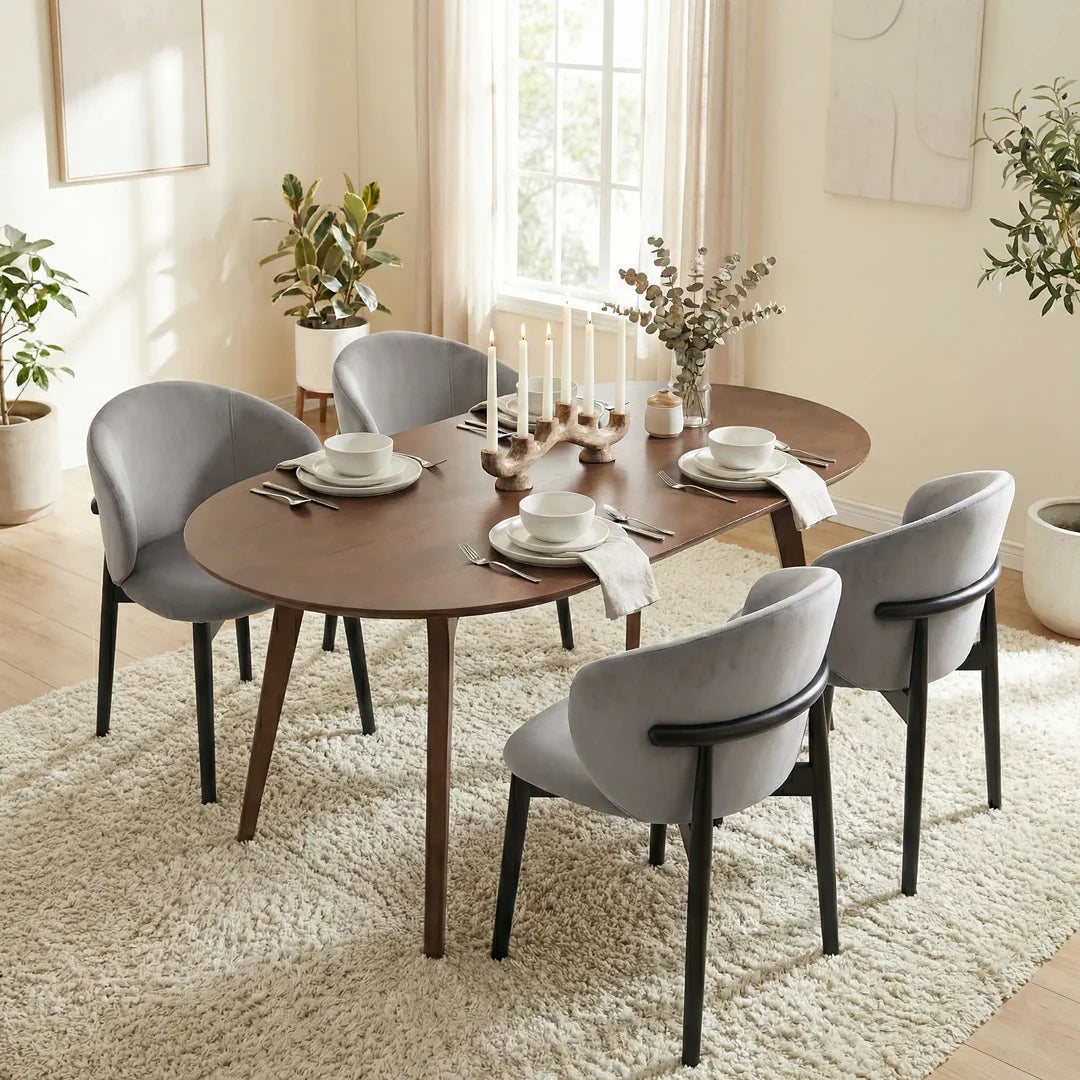 Arden Dining Table – Round Edge | Walnut