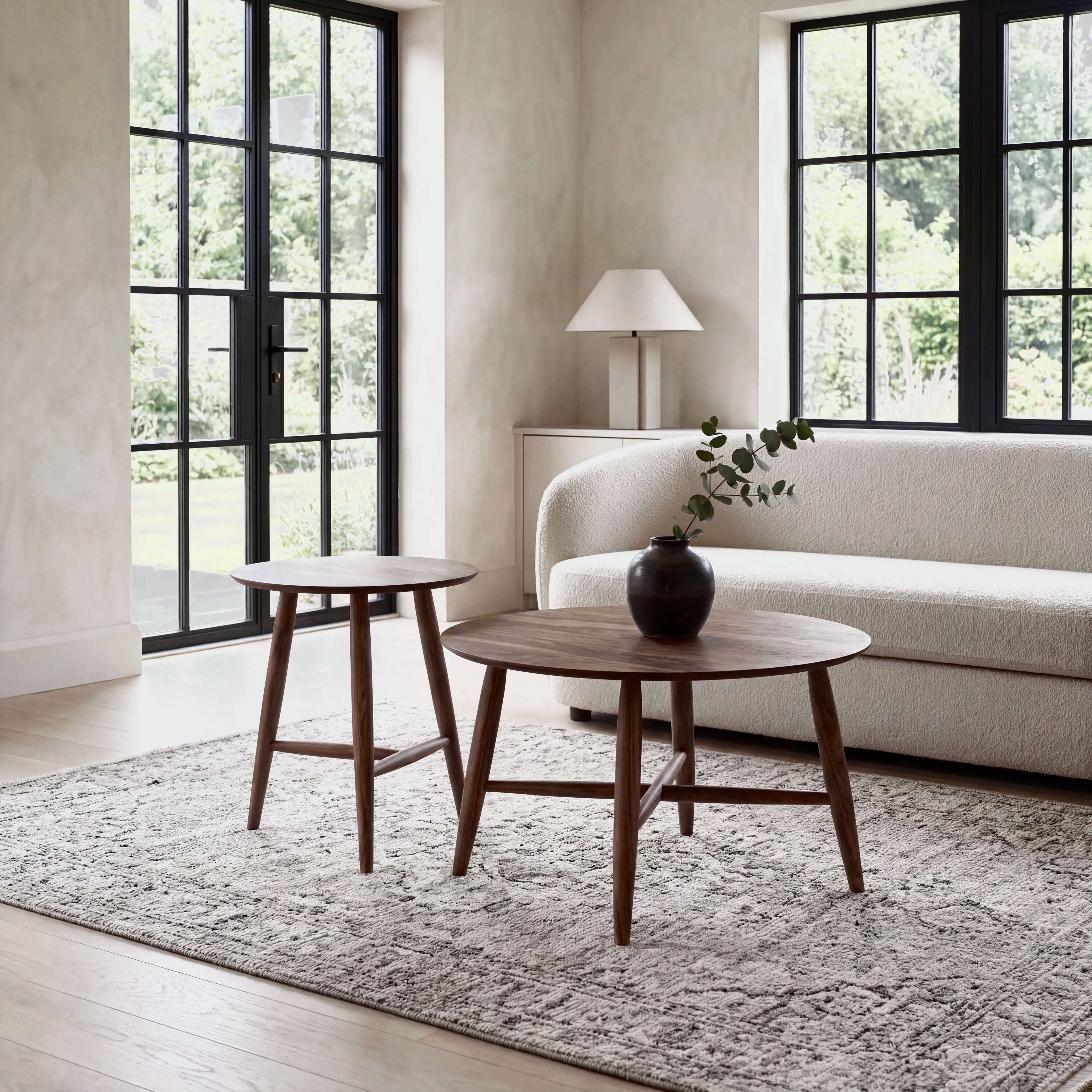Sander Coffee Table Set – Set of 2 | Walnut