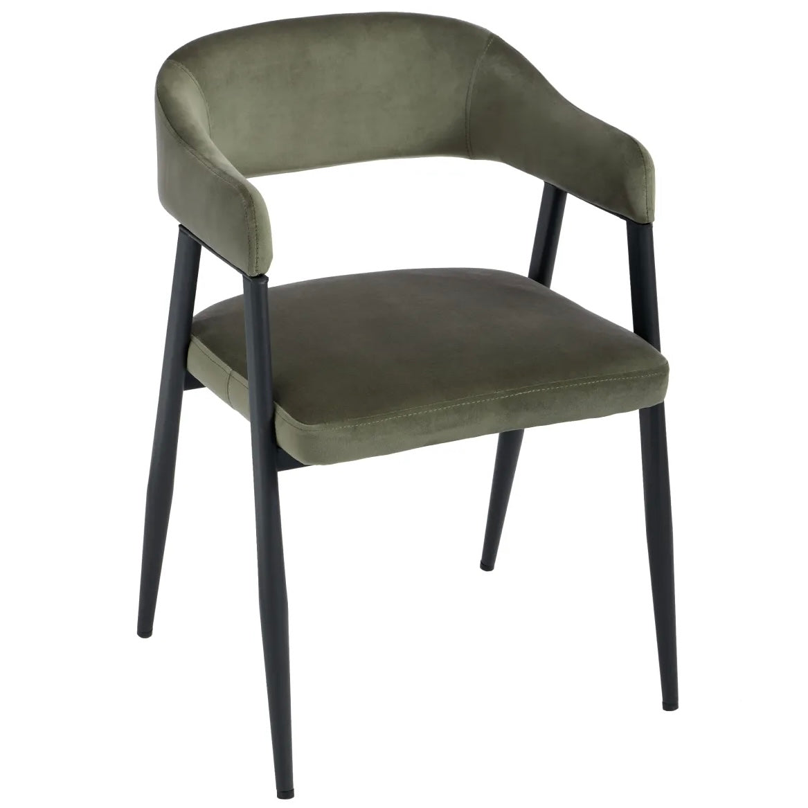 Chelsea Dining Chairs – Set of 2 | Olive Green