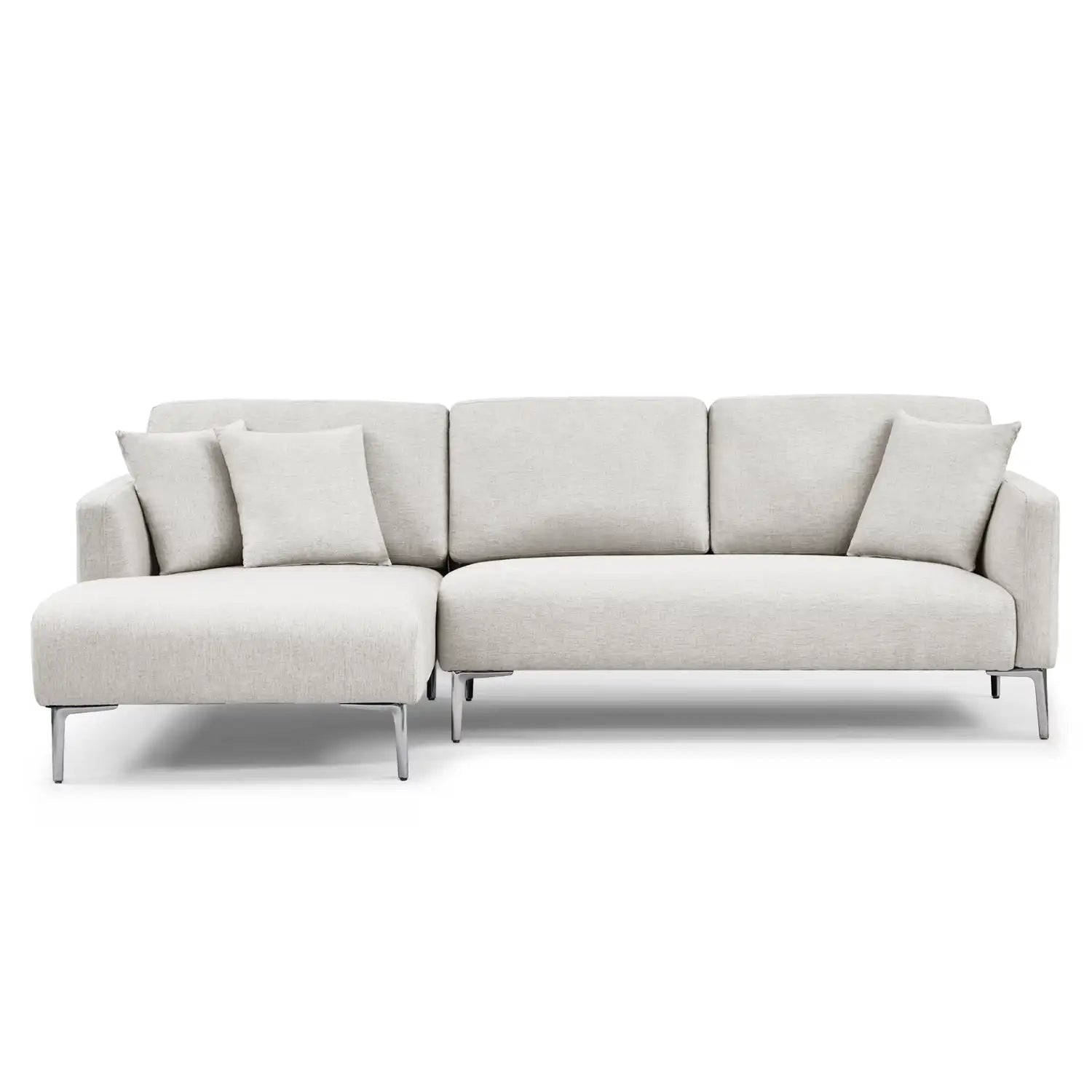 Barry Left Corner Sofa – 3 Seater | Taupe Grey