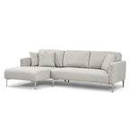 Barry Left Corner Sofa – 3 Seater | Taupe Grey