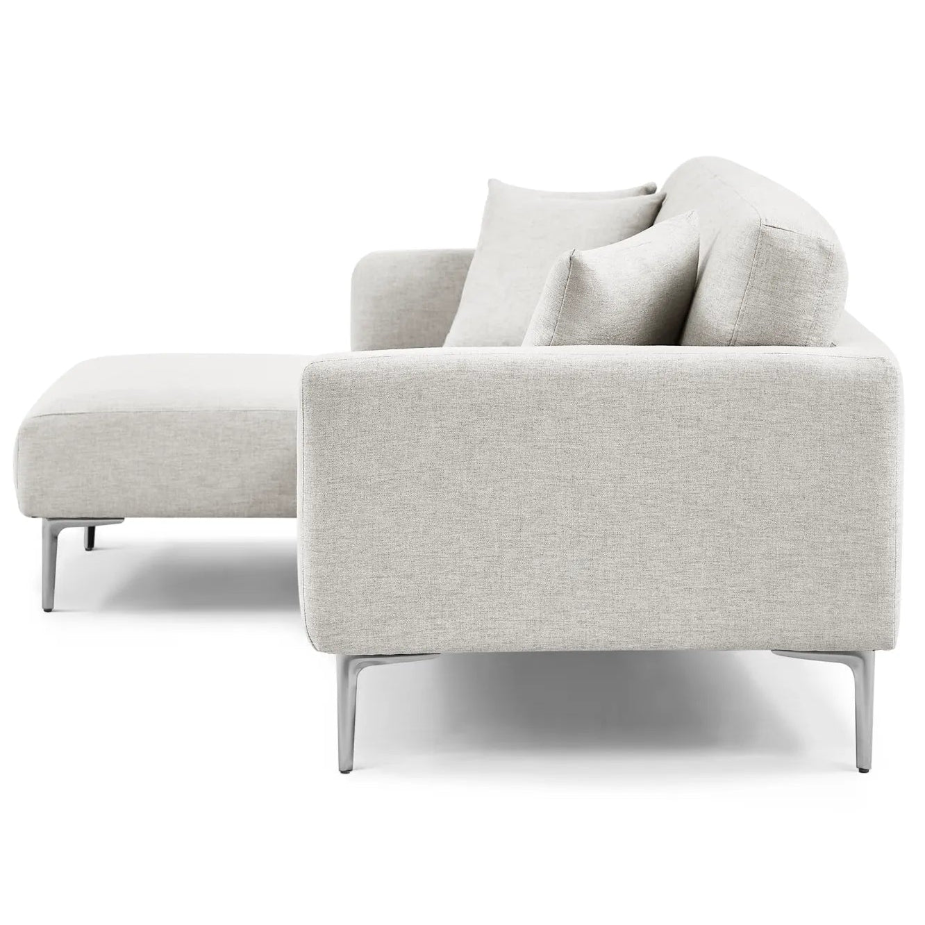 Barry Left Corner Sofa – 3 Seater | Taupe Grey
