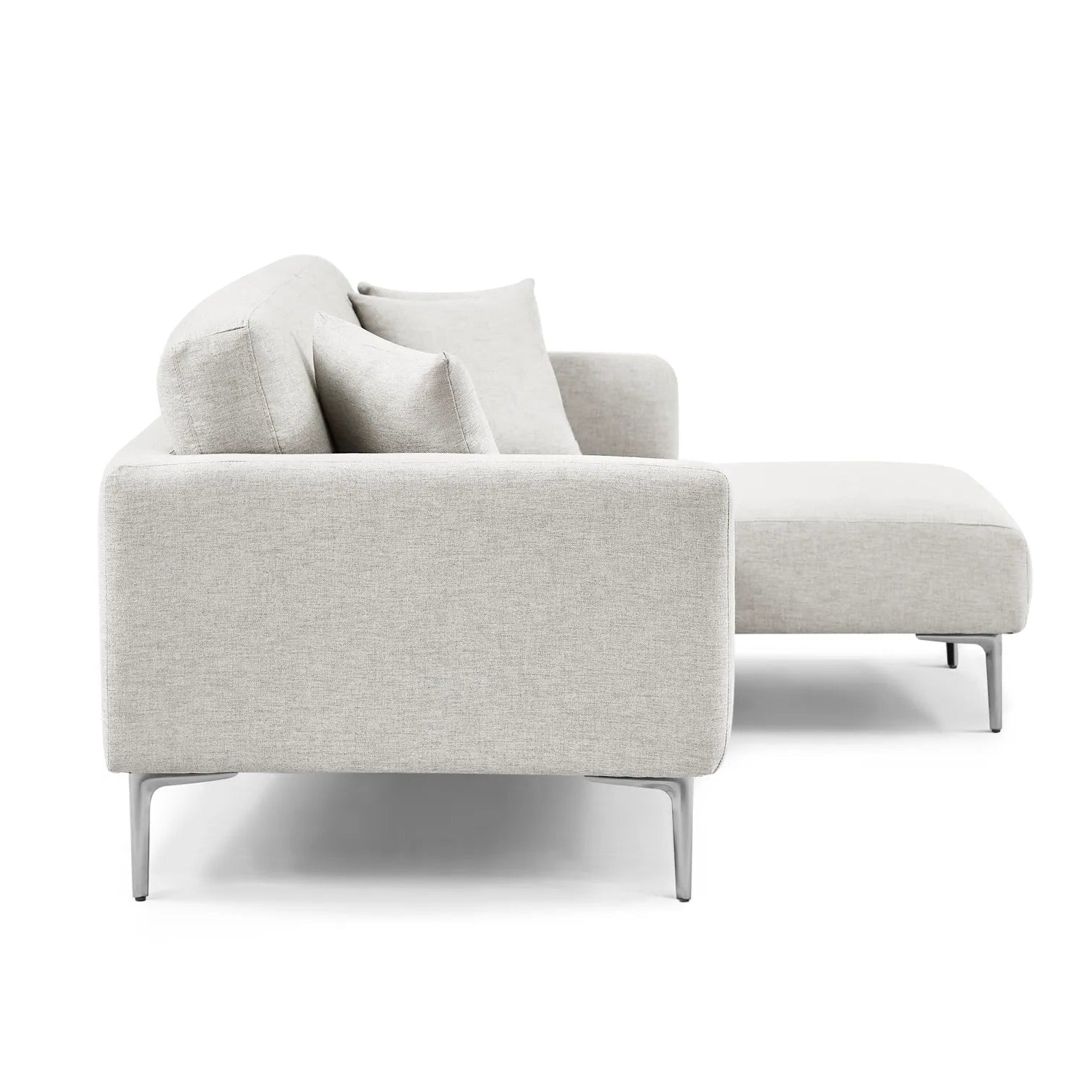 Barry Right Corner Sofa – 3 Seater | Taupe Grey
