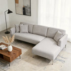 Barry Right Corner Sofa – 3 Seater | Taupe Grey