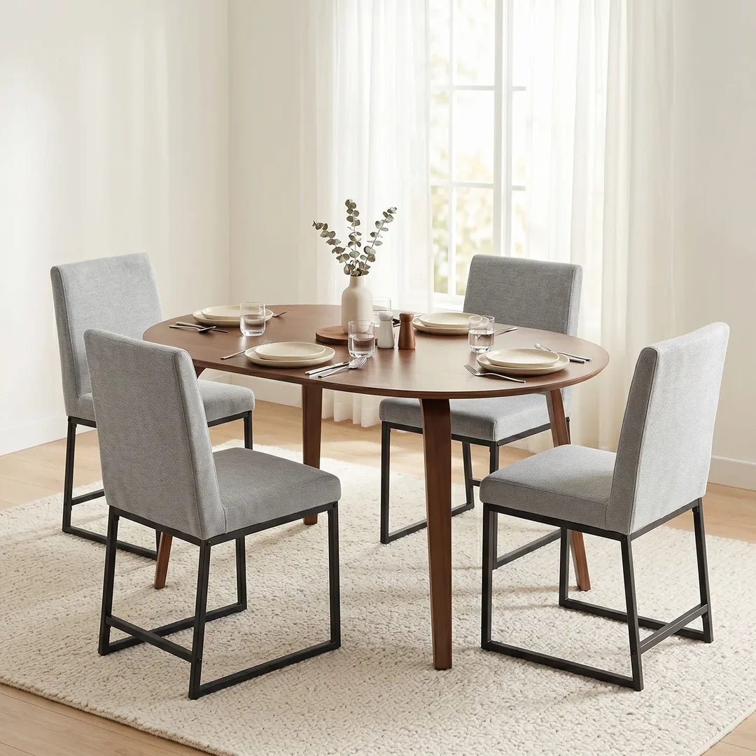 Bralan Dining Chairs – Set of 2 | Light Grey