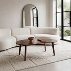 Rune Coffee Table  – Oval | Walnut