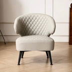 Gemma Accent Chair – PU Leather | Beige