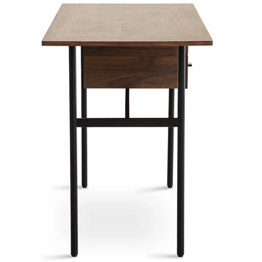 Canyon Dressing Table & Mirror – Two Drawer | Walnut