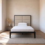 Orchid Bedframe – Wanut | Natural Weave