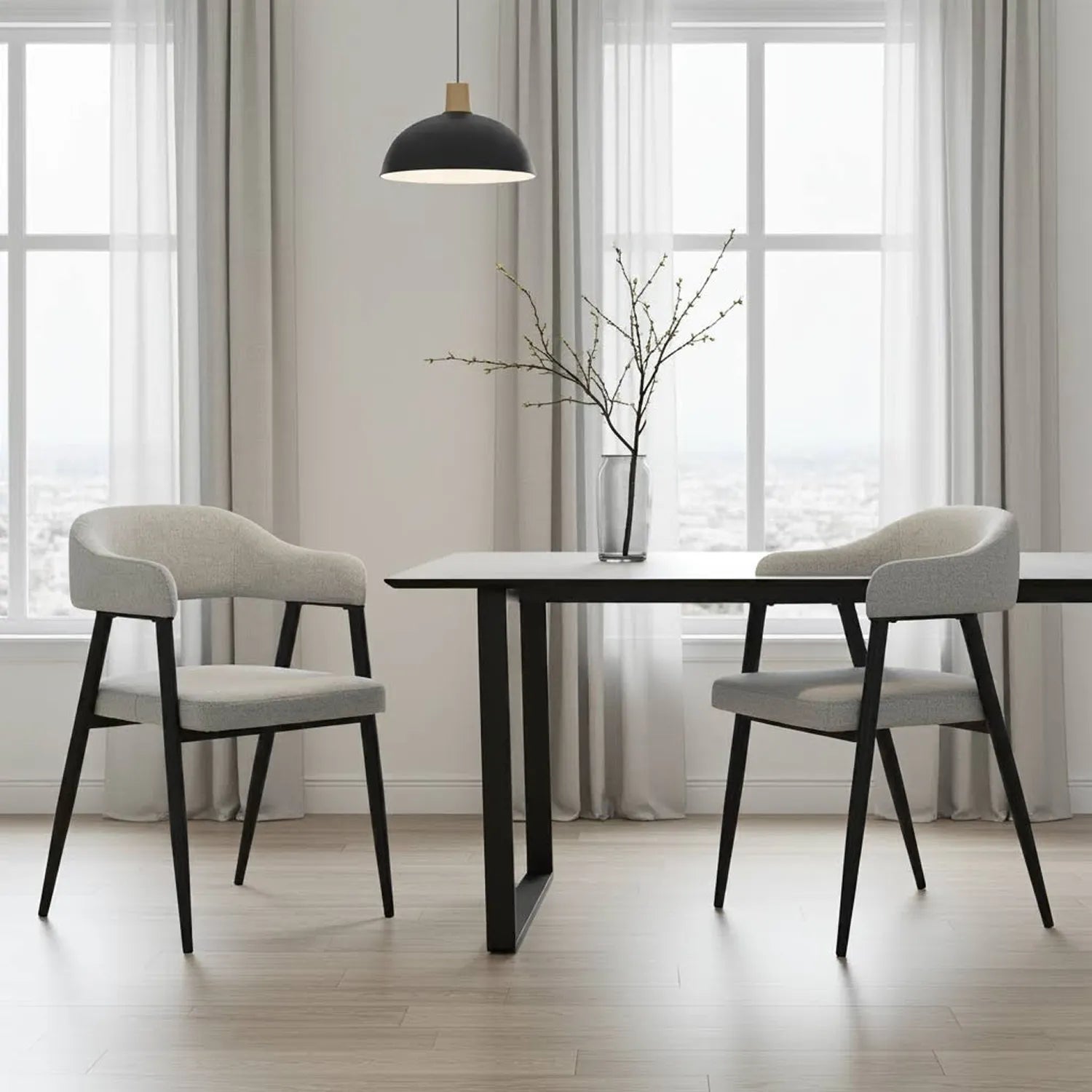 Chelsea Dining Chairs – Set of 2 | Grey
