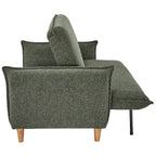 Clicto Sofa Bed (Storage) – 3 Seater | Olive Green