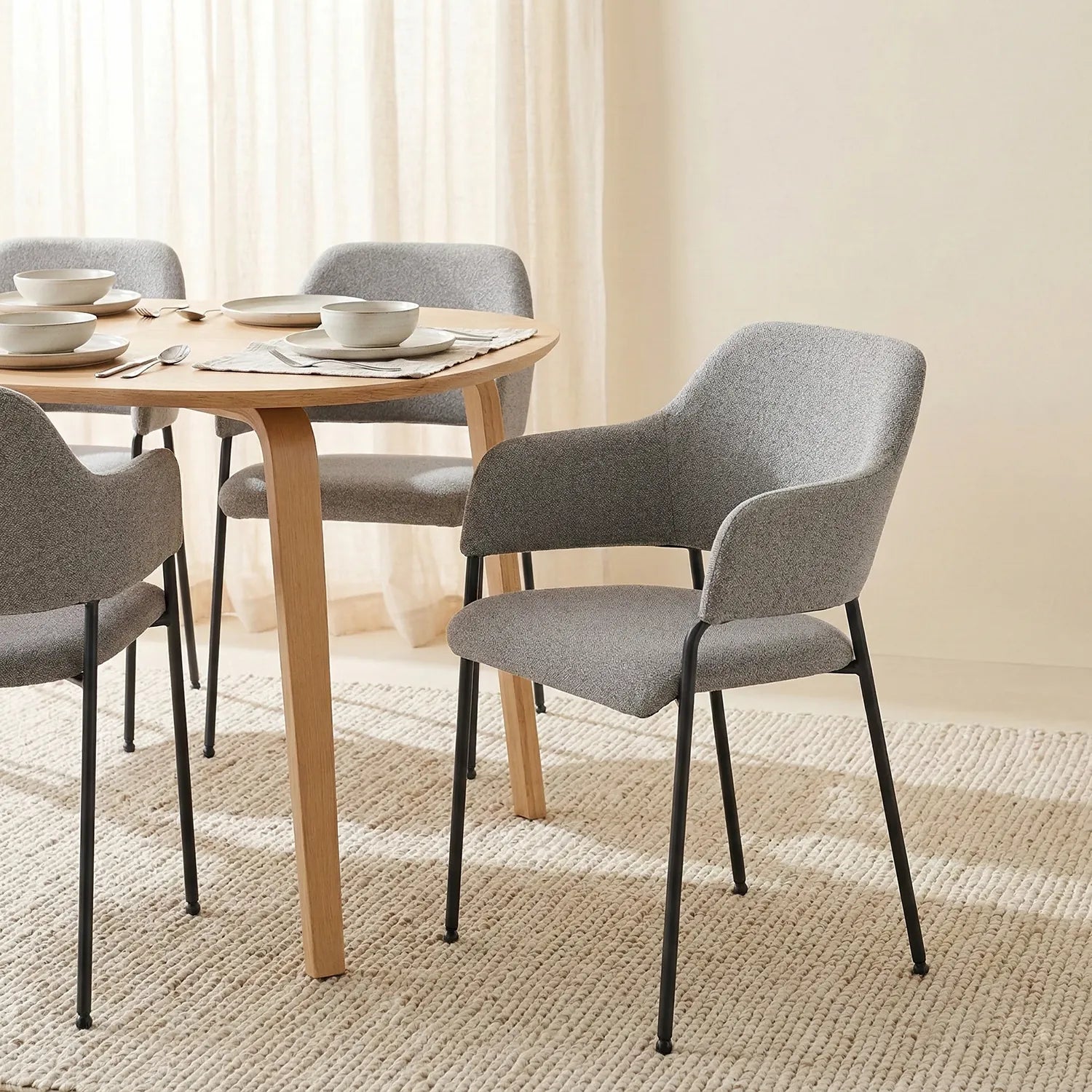 Candice Dining Chairs – Set of 2 | Grey