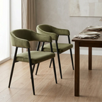 Chelsea Dining Chairs – Set of 2 | Olive Green