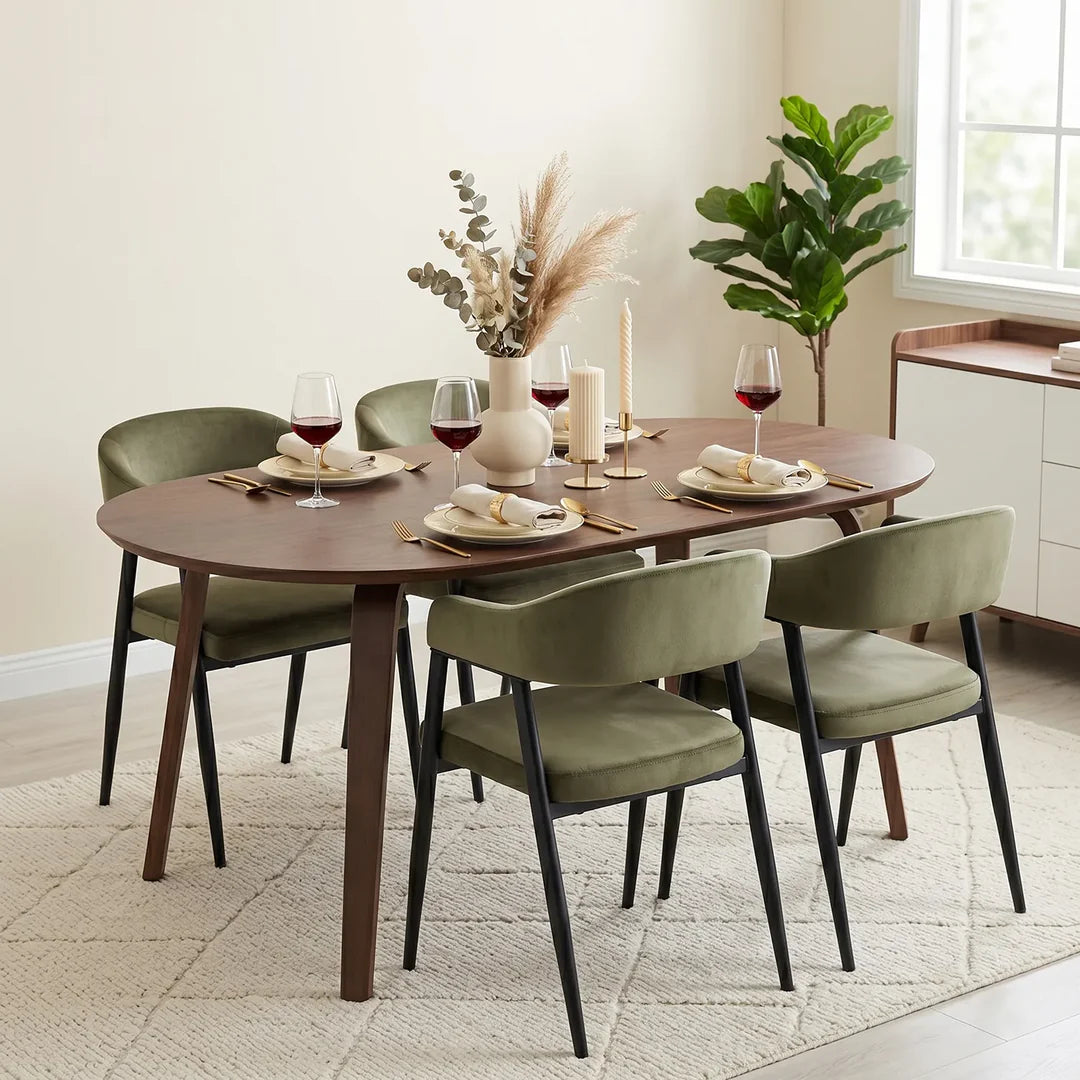 Chelsea Dining Chairs – Set of 2 | Olive Green