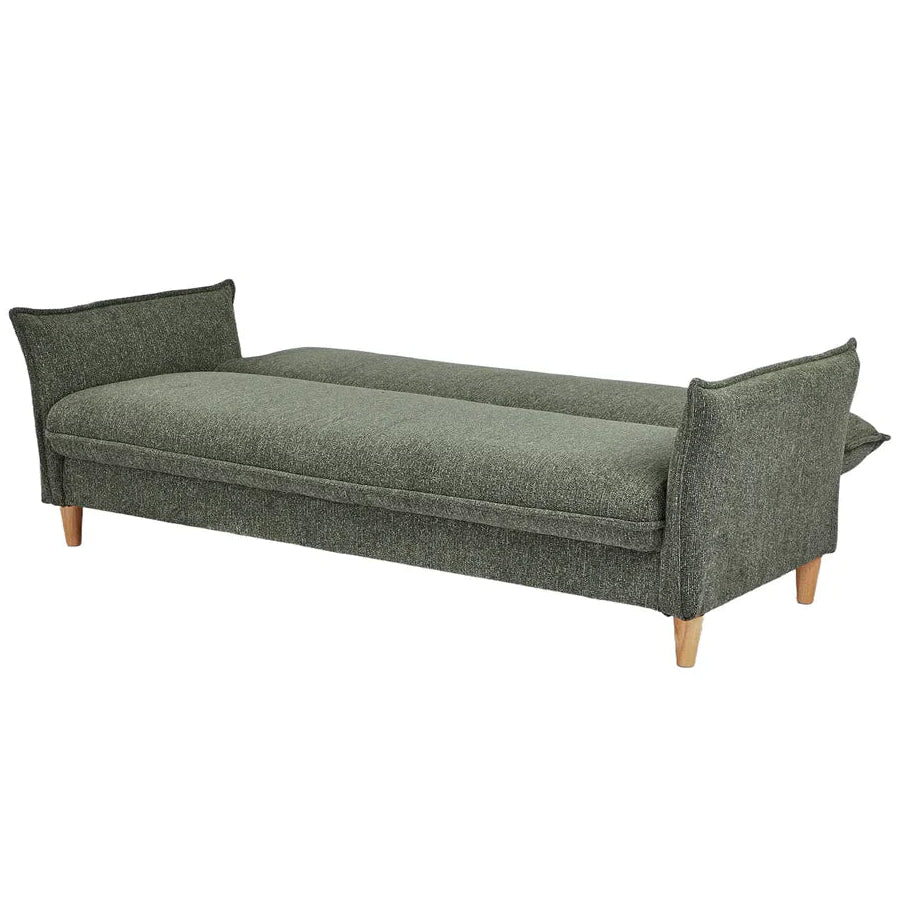 Clicto Sofa Bed (Storage) – 3 Seater | Olive Green