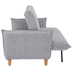 Clicto Sofa Bed (Storage) – 3 Seater | Grey